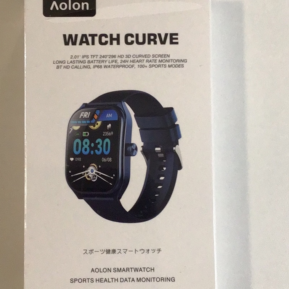 Black Smartwatch with Sleek Design and Advanced Features